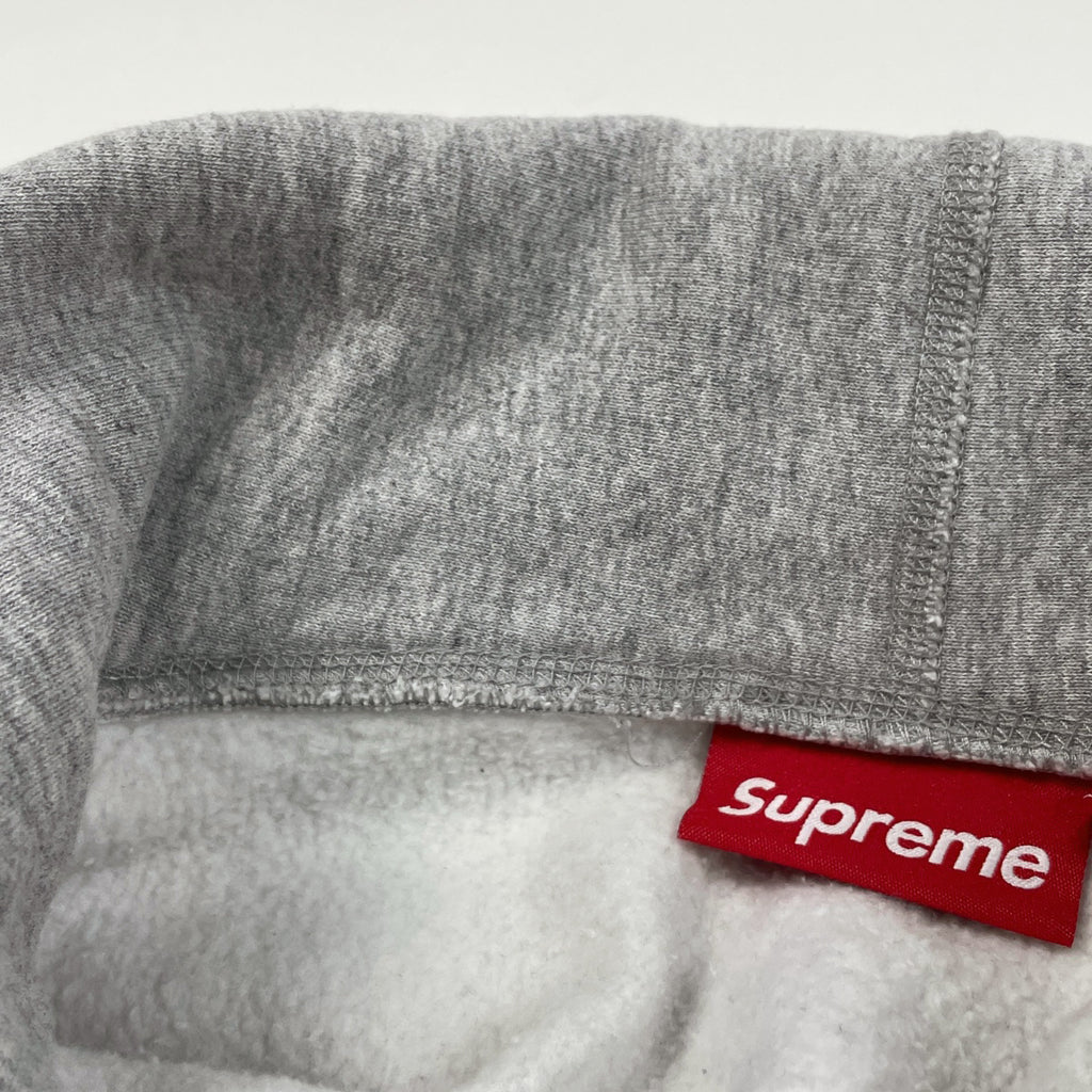 シュプリーム ロゴ パーカー プルオーバー トップス パーカー 綿 ポリエステル グレー メンズ 【中古】brapp