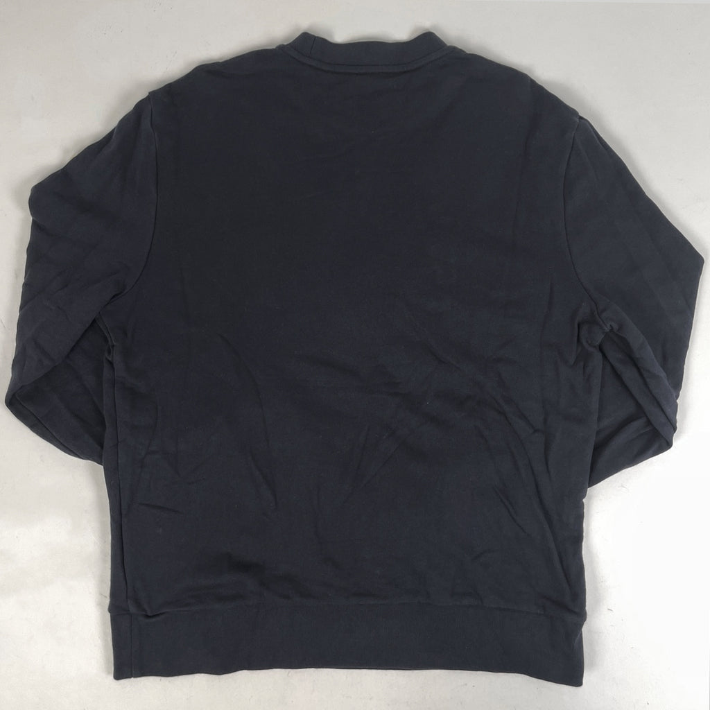 モンクレール ロゴ トレーナー クルーネック トップス スウェット ブラック メンズ 【中古】brapp