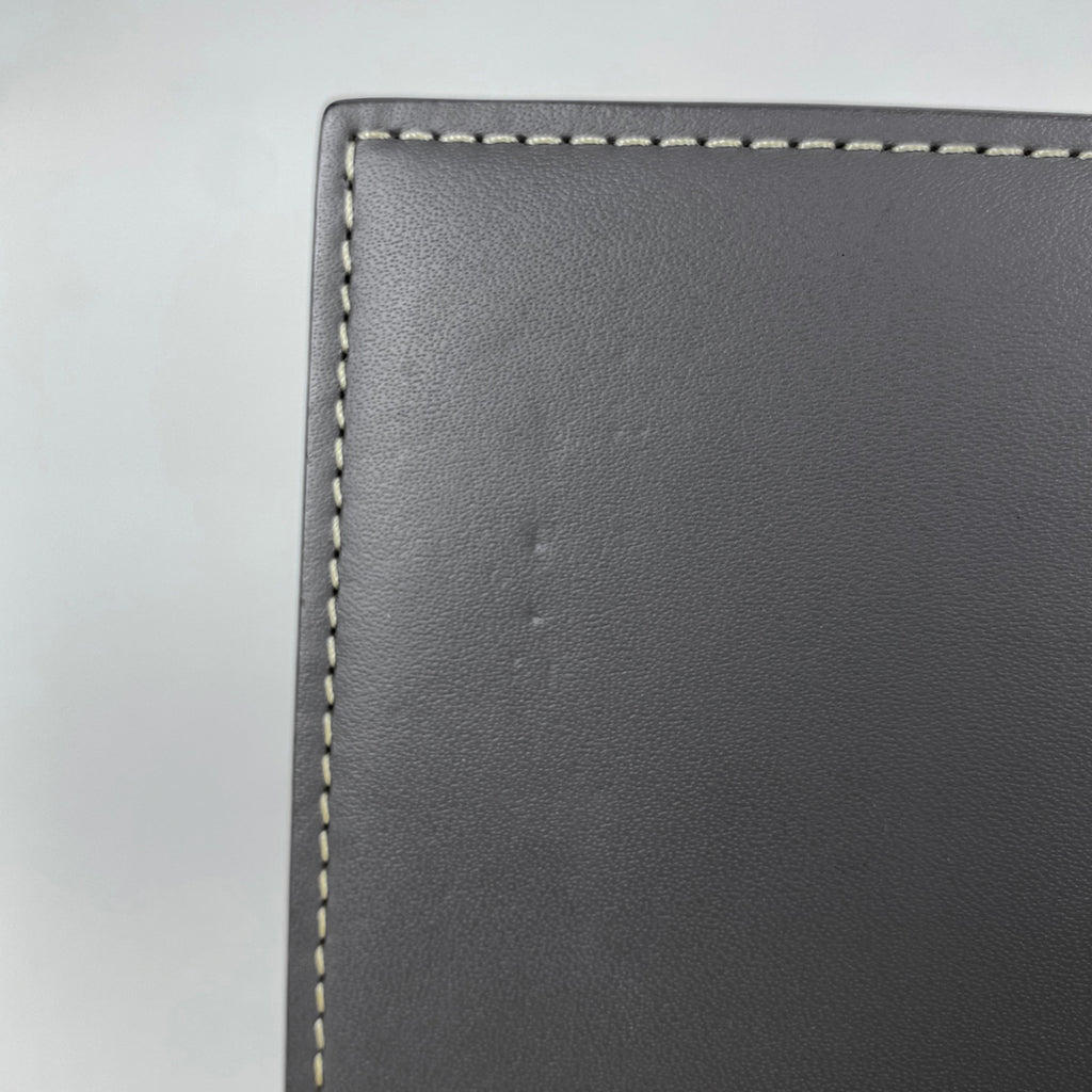 ゴヤール ロゴ 二つ折り長財布 札入れ 小銭入れ 長財布 コーティングキャンバス グレー ホワイト レディース 【中古】brbag