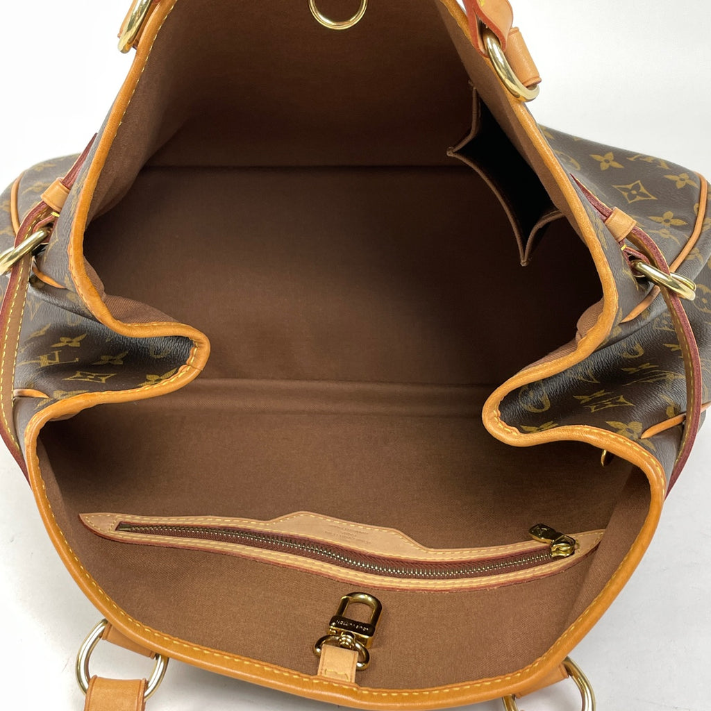 ルイ・ヴィトン バティニョール オリゾンタル ショルダーバッグ トートバッグ モノグラム ブラウン M51154 レディース 【中古】brbag