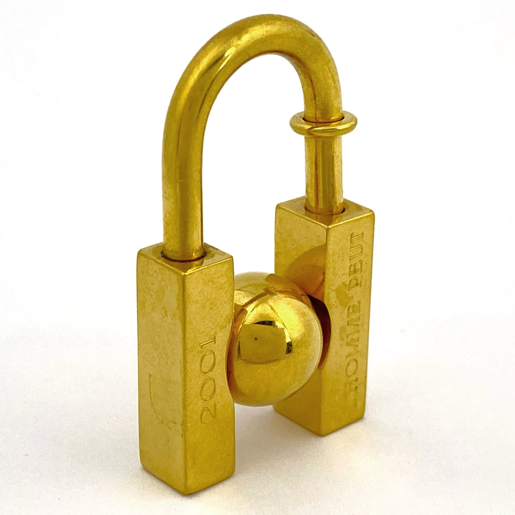 エルメス カデナ バッグチャーム 2001 地球 キーホルダー ペンダントトップ バッグチャーム GP ゴールド レディース 【中古】brbag