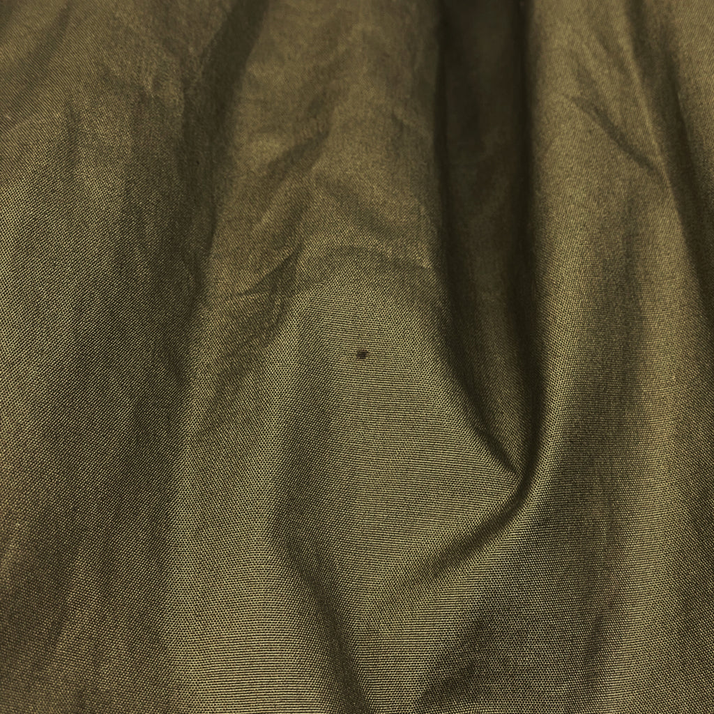 イヴ・サンローラン ロングコート カーキ ライナー付き ギャザー アウター その他コート 綿 グリーンベージュ レディース 【中古】brapp