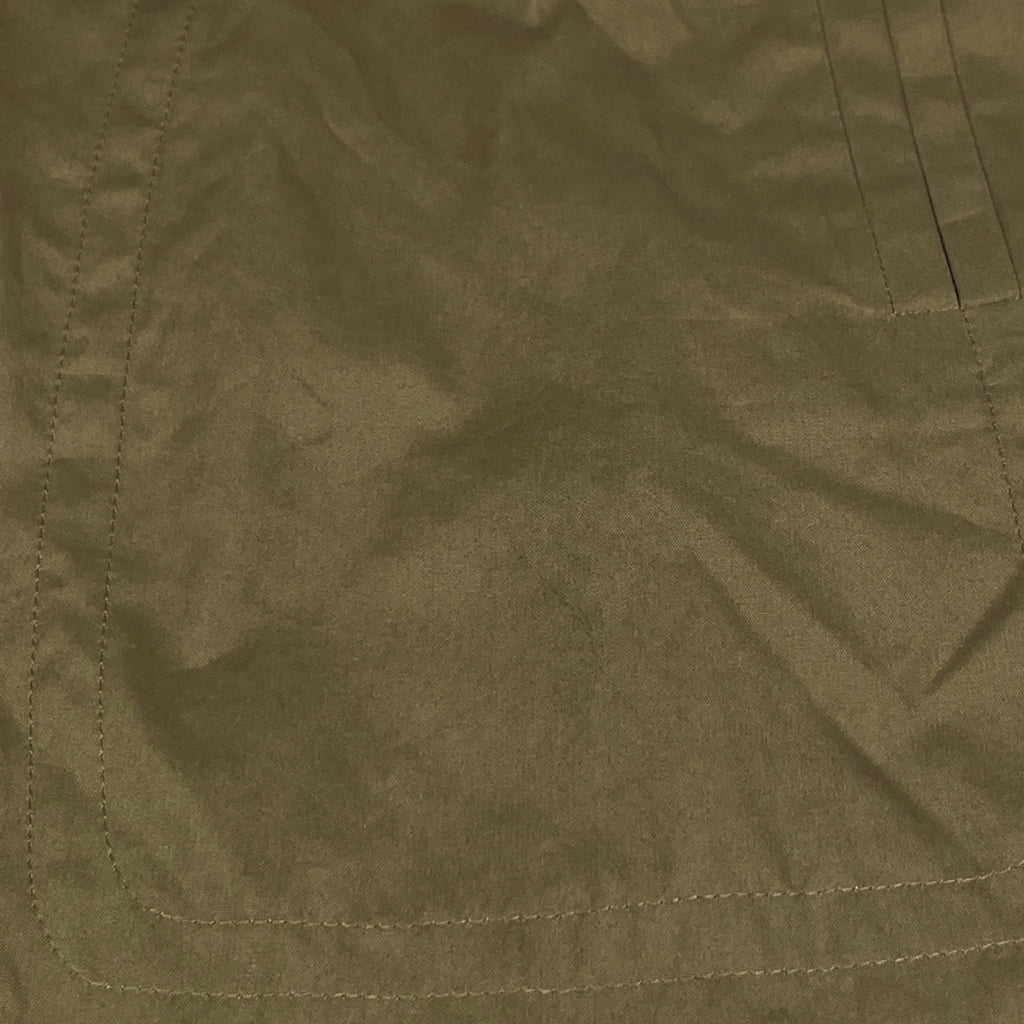 イヴ・サンローラン ロングコート カーキ ライナー付き ギャザー アウター その他コート 綿 グリーンベージュ レディース 【中古】brapp