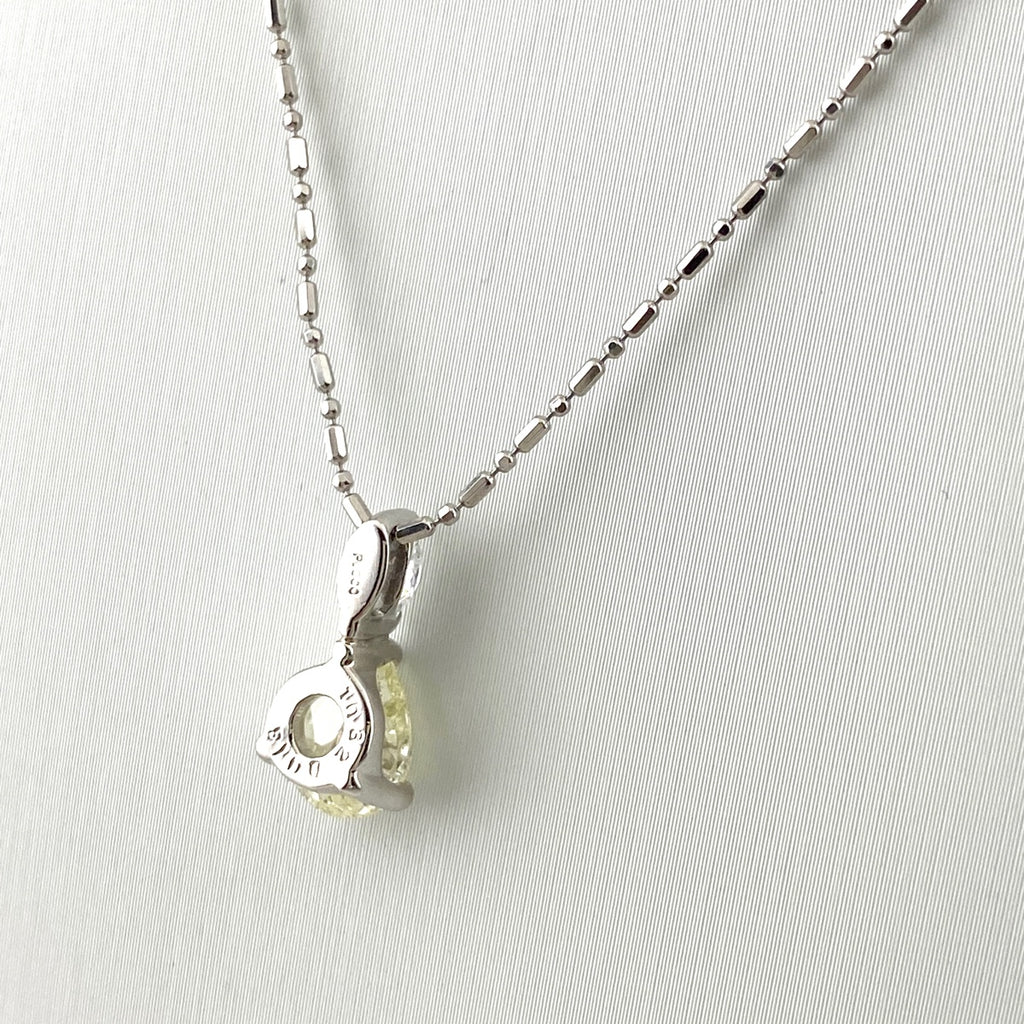 ダイヤモンド デザインネックレス プラチナ ペンダント ネックレス Pt900 Pt850 ダイヤモンド レディース 【中古】nbjwl