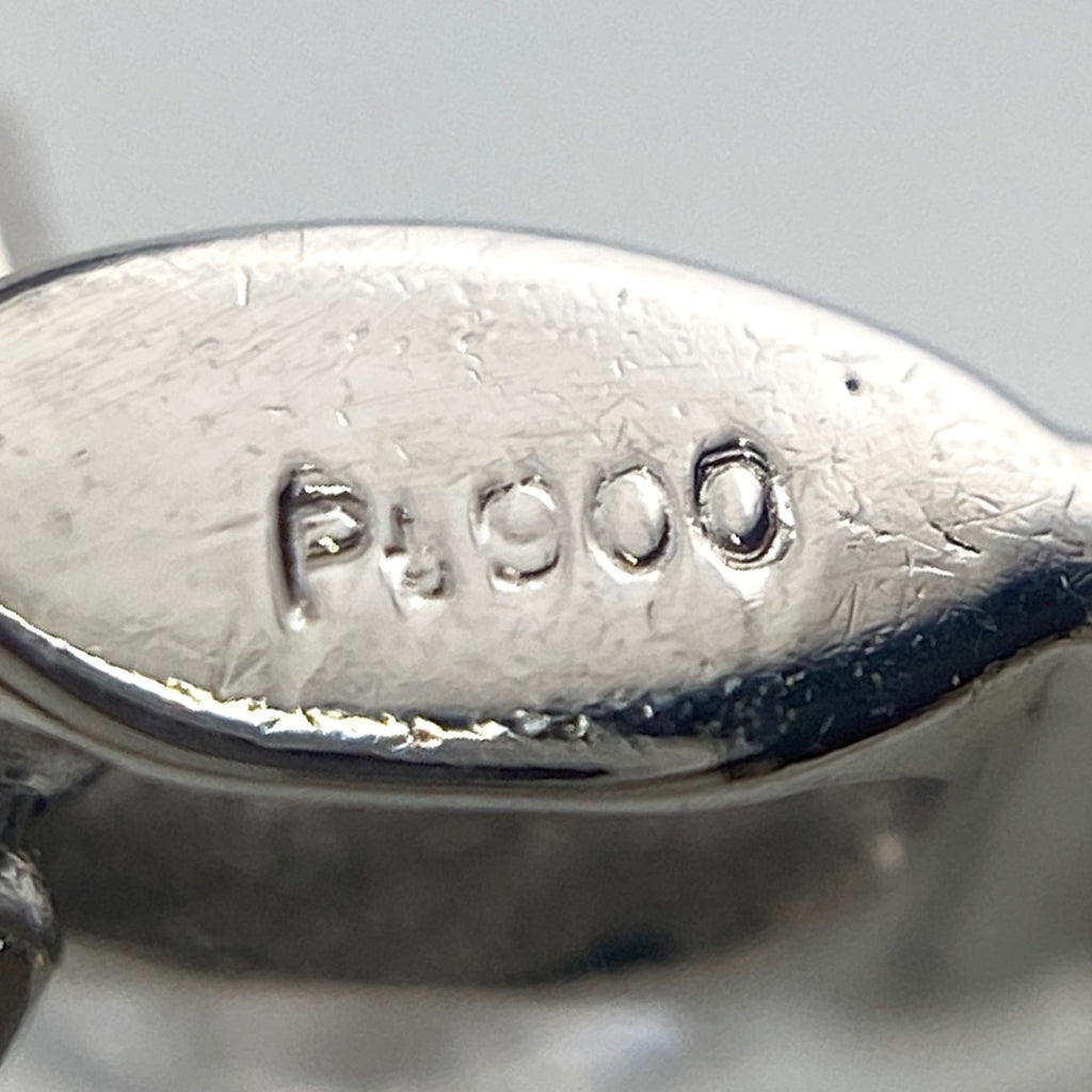 ダイヤモンド デザインネックレス プラチナ ペンダント ネックレス Pt900 Pt850 ダイヤモンド レディース 【中古】nbjwl