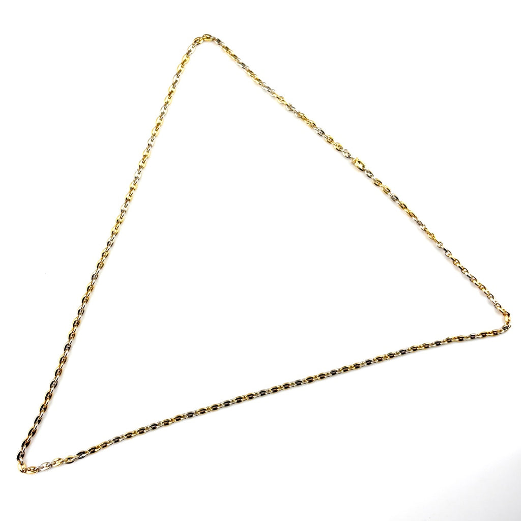 カルティエ デザインネックレス YG イエローゴールド ネックレス 750 レディース ブランドジュエリー 【中古】brjwl