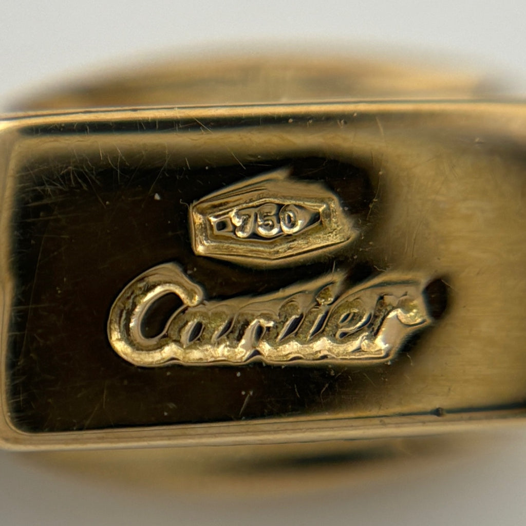 カルティエ デザインネックレス YG イエローゴールド ネックレス 750 レディース ブランドジュエリー 【中古】brjwl