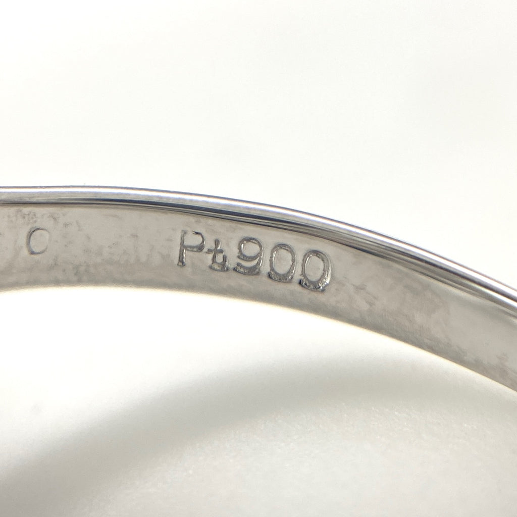 メレダイヤ デザインリング プラチナ 指輪 リング 21号 Pt900 ダイヤモンド メンズ 【中古】nbjwl