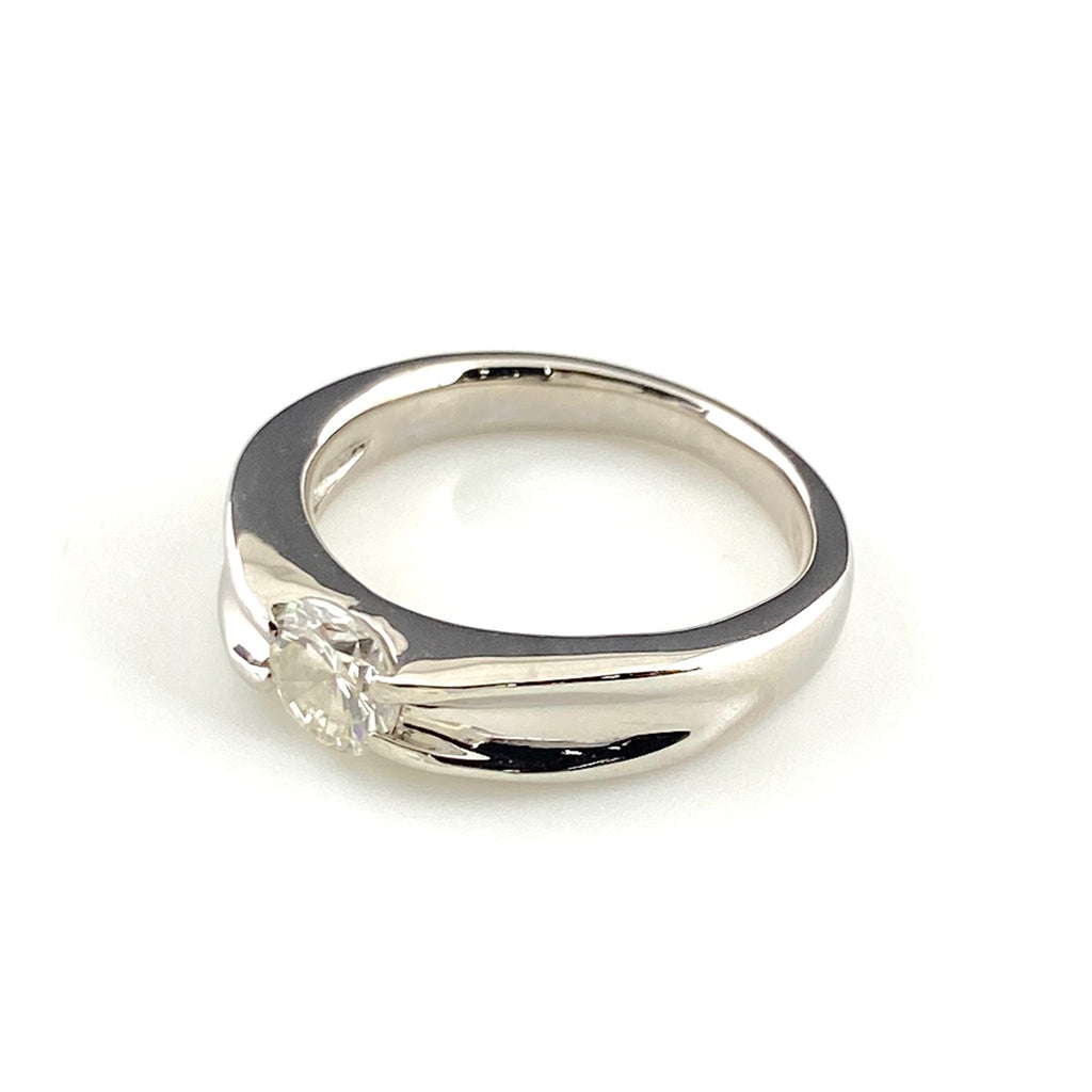 ダイヤモンド デザインリング プラチナ 指輪 リング 11号 Pt900 ダイヤモンド レディース 【中古】nbjwl