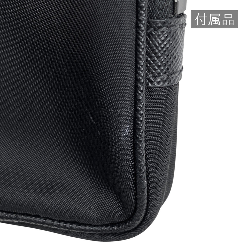 プラダ ロゴプレート ハンドバッグ 2WAY ショルダーバッグ ハンドバッグ ナイロン ネロ(ブラック) 1BG354 レディース 【中古】brbag