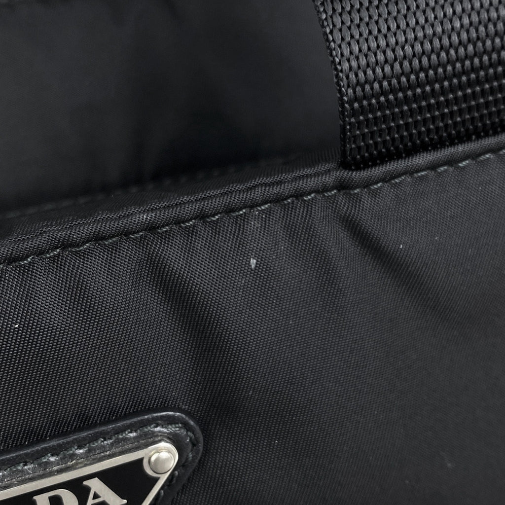 プラダ ロゴプレート ハンドバッグ 2WAY ショルダーバッグ ハンドバッグ ナイロン ネロ(ブラック) 1BG354 レディース 【中古】brbag