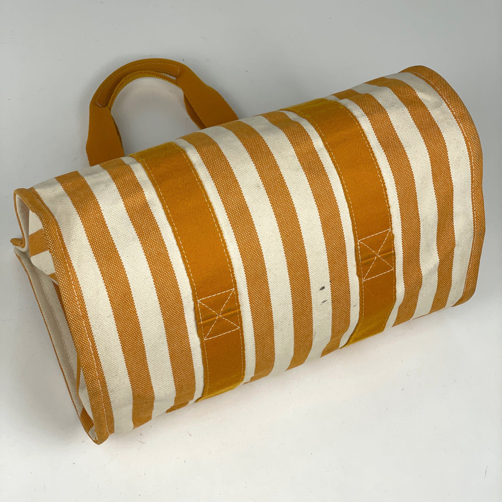 エルメス カンヌ MM ハンドバッグ ポーチ付き トートバッグ キャンバス イエロー レディース 【中古】brbag