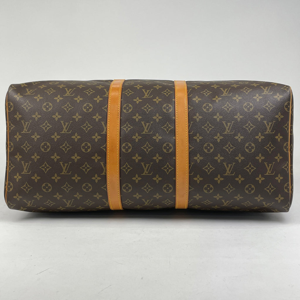 ルイ・ヴィトン キーポル 55 ハンドバッグ 旅行 出張 ビジネス ボストンバッグ モノグラム ブラウン M41424 レディース 【中古】brbag