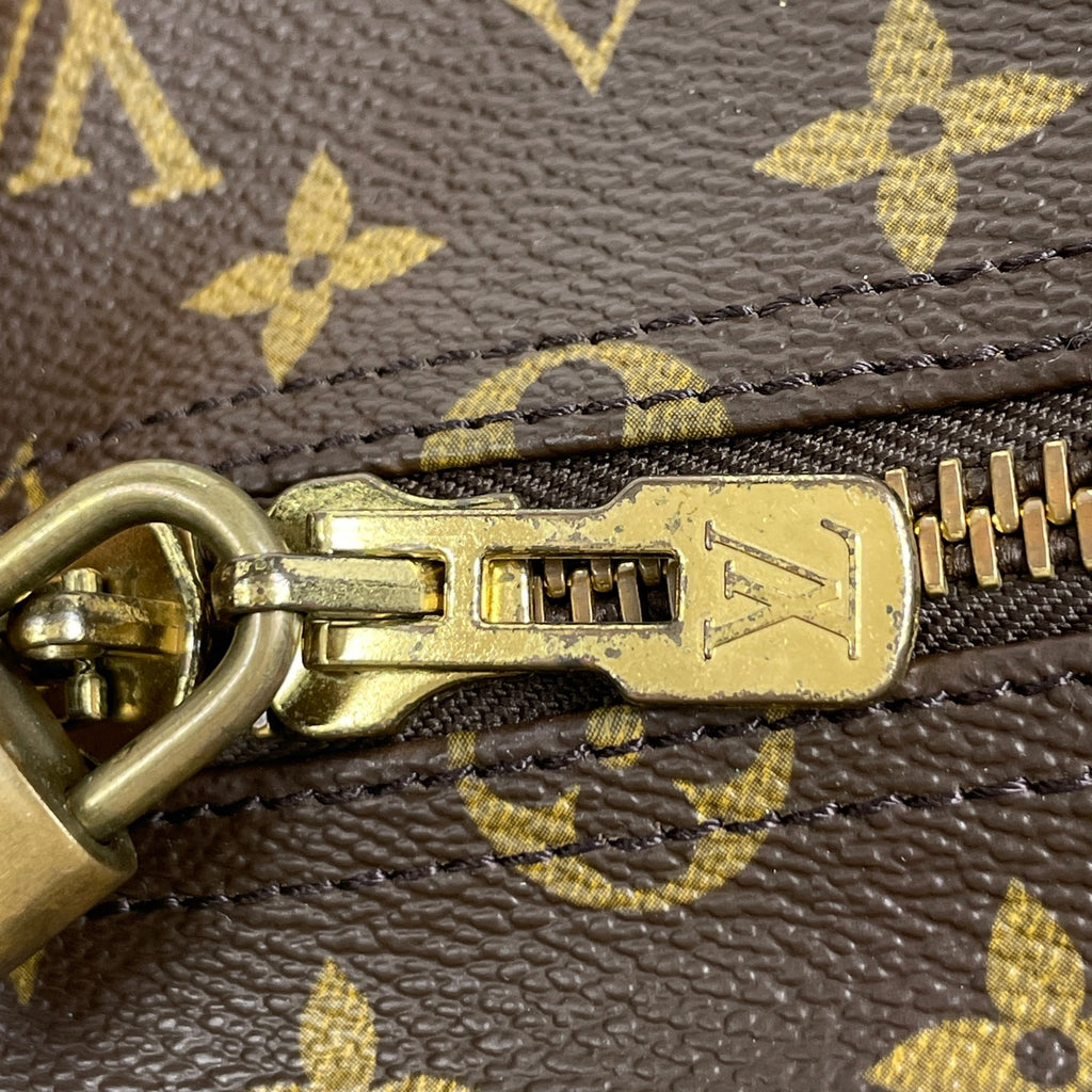 ルイ・ヴィトン キーポル 55 ハンドバッグ 旅行 出張 ビジネス ボストンバッグ モノグラム ブラウン M41424 レディース 【中古】brbag