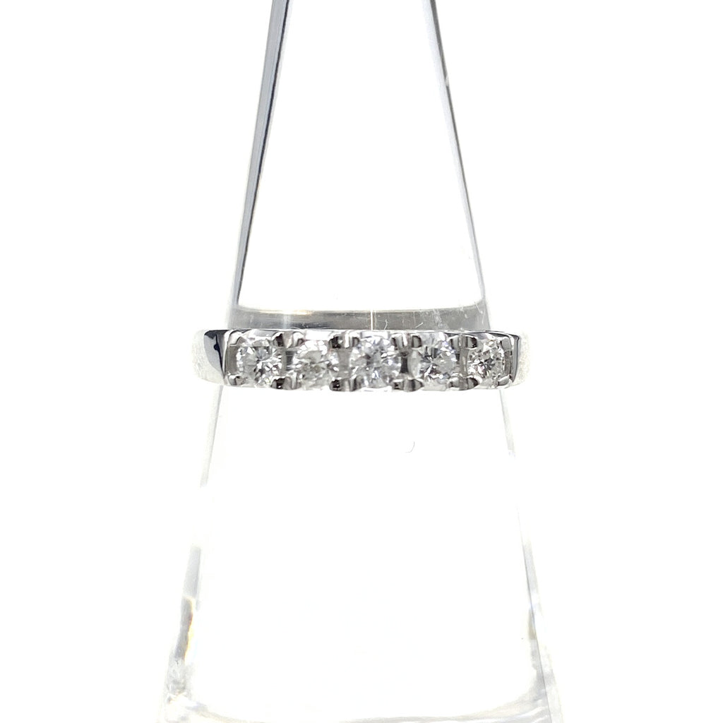 メレダイヤ デザインリング プラチナ 指輪 リング 11号 Pt900 ダイヤモンド レディース 【中古】nbjwl