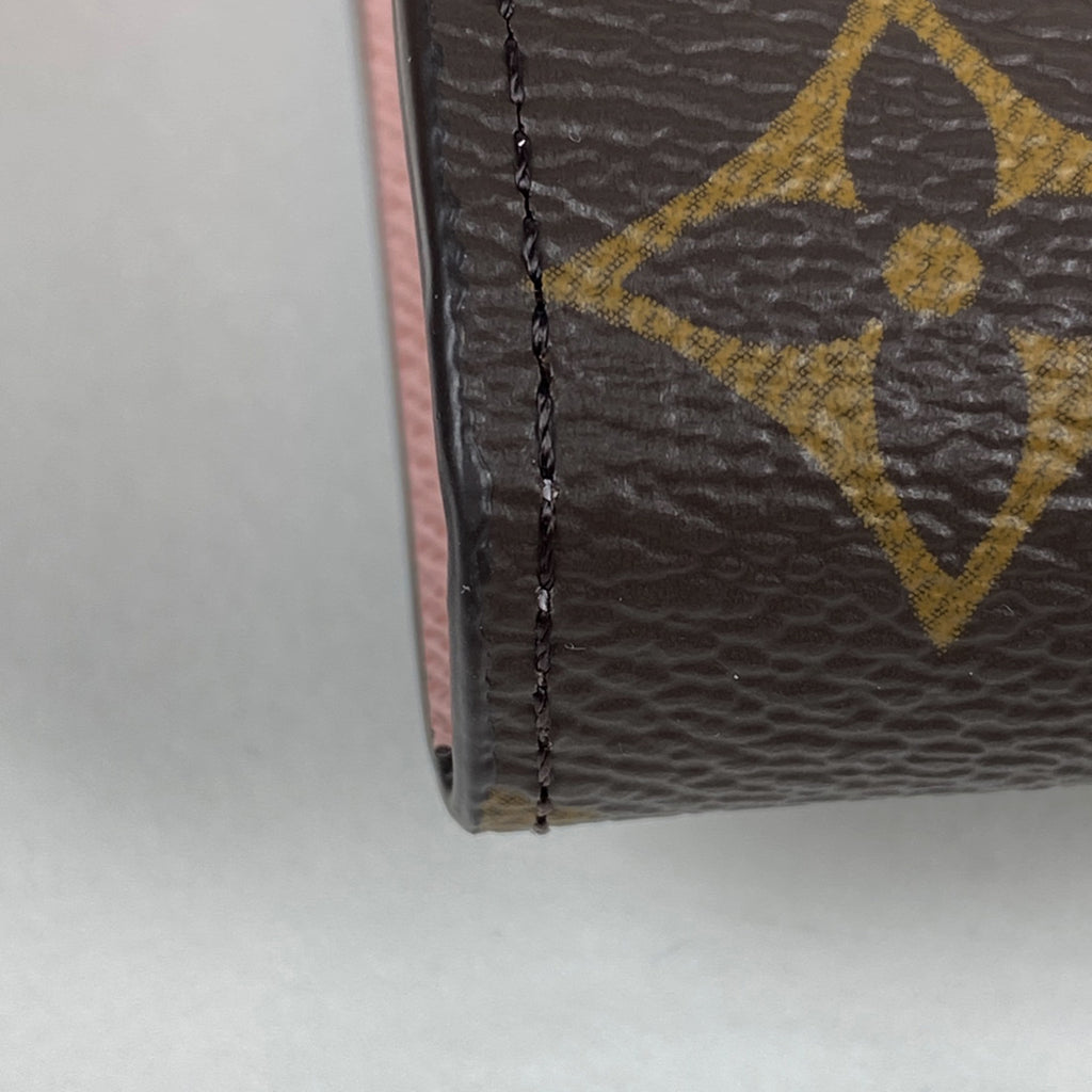 ルイ・ヴィトン ポルトフォイユ サラ 二つ折り 長財布 モノグラム ブラウン ローズバレリーヌ M62235 レディース 【中古】brbag