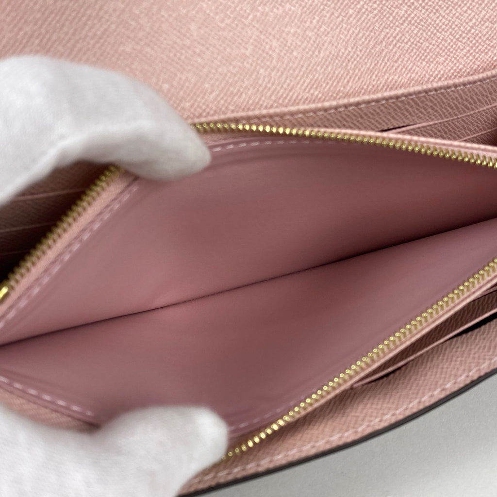 ルイ・ヴィトン ポルトフォイユ サラ 二つ折り 長財布 モノグラム ブラウン ローズバレリーヌ M62235 レディース 【中古】brbag