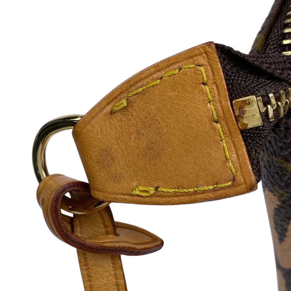 ルイ・ヴィトン ポシェット アクセソワール 化粧ポーチ コスメポーチ アクセサリーポーチ モノグラムグラフィティ ピーチ ブラウン M92193 レディース 【中古】brbag