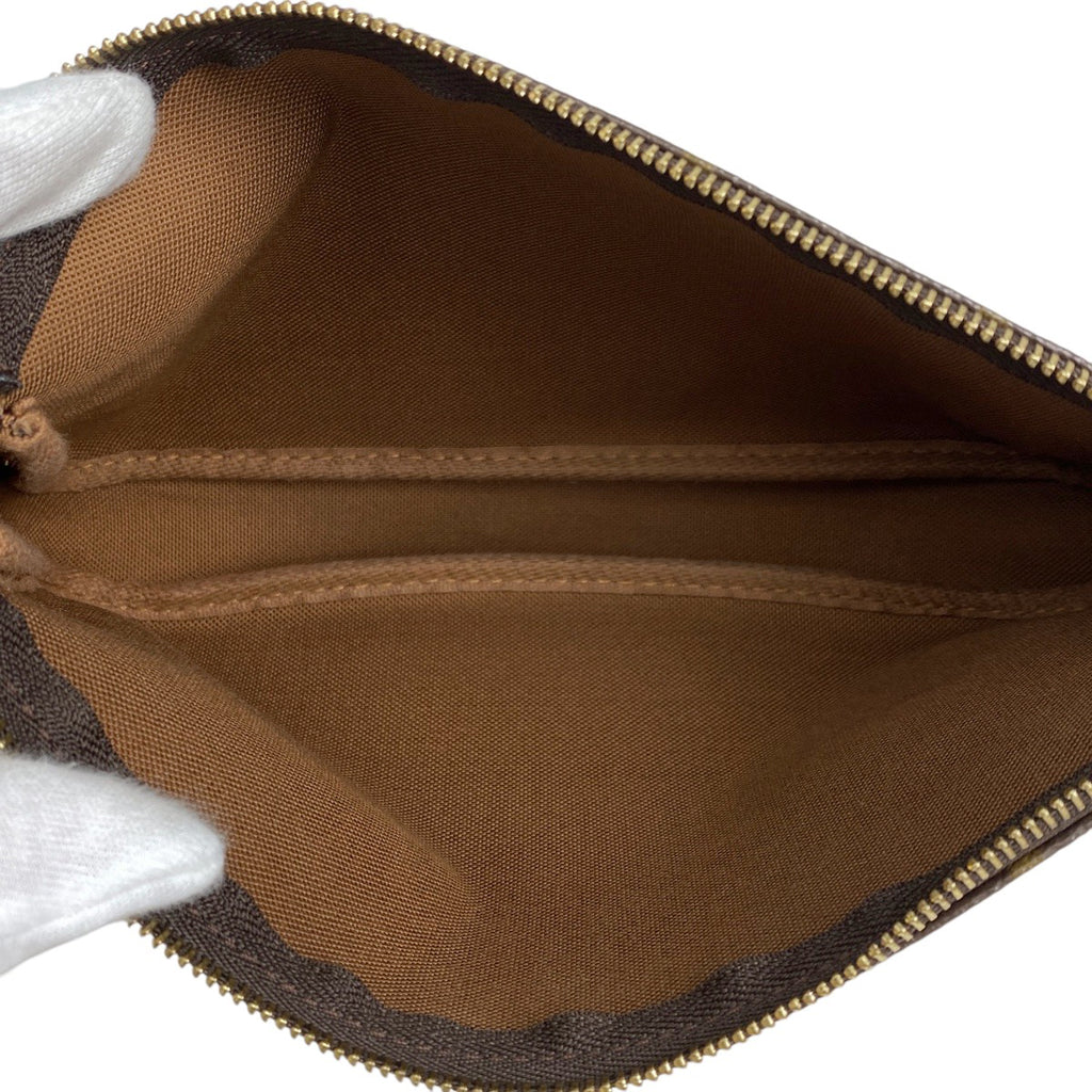 ルイ・ヴィトン ポシェット アクセソワール 化粧ポーチ コスメポーチ アクセサリーポーチ モノグラムグラフィティ ピーチ ブラウン M92193 レディース 【中古】brbag