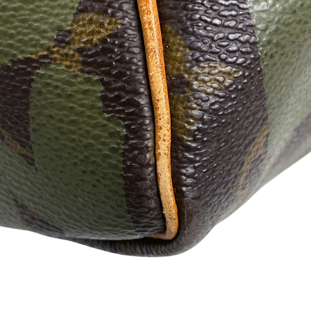 ルイ・ヴィトン キーポル 50 ハンドバッグ 旅行 ボストンバッグ モノグラムグラフィティ ブラウン カーキ M92196 レディース 【中古】brbag