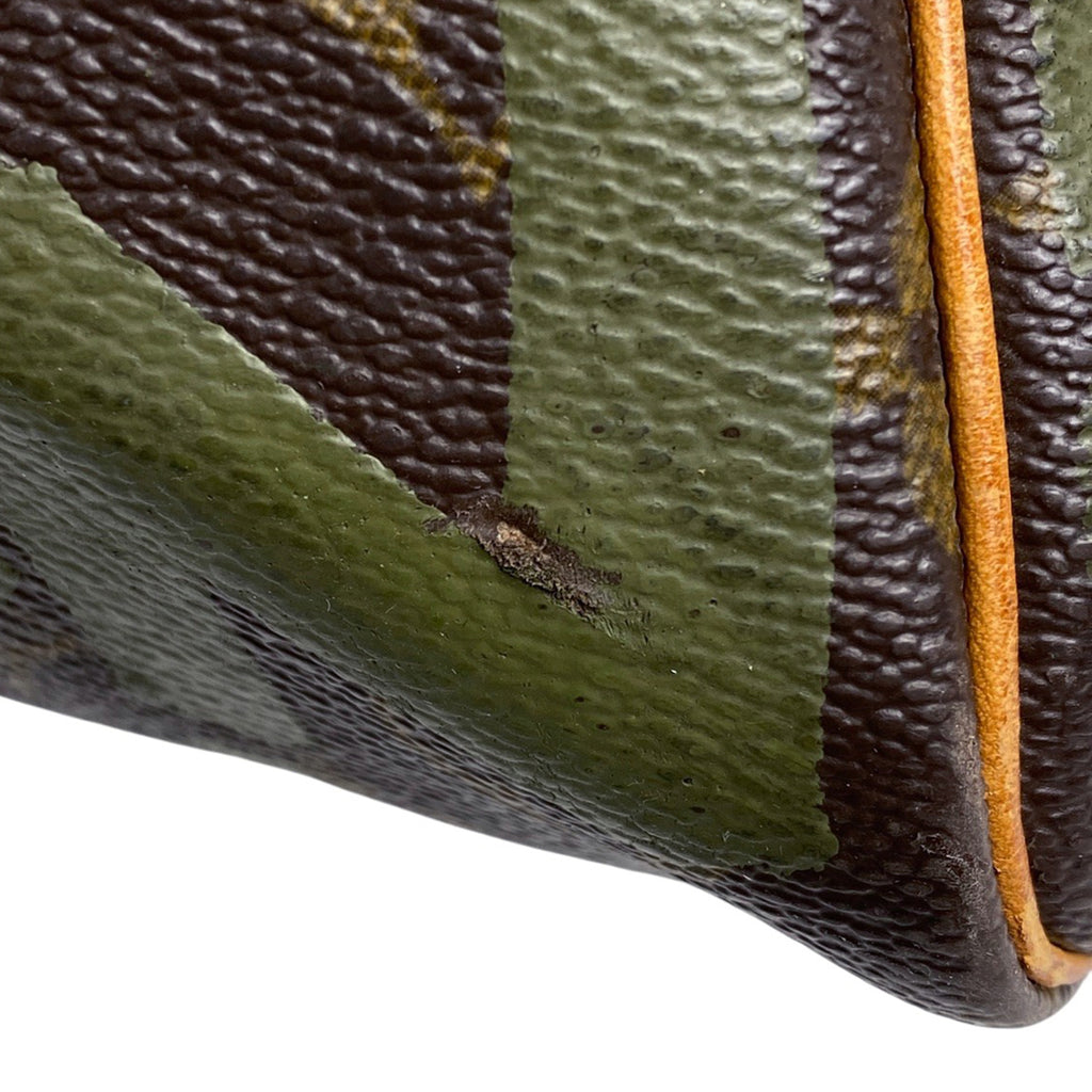 ルイ・ヴィトン キーポル 50 ハンドバッグ 旅行 ボストンバッグ モノグラムグラフィティ ブラウン カーキ M92196 レディース 【中古】brbag