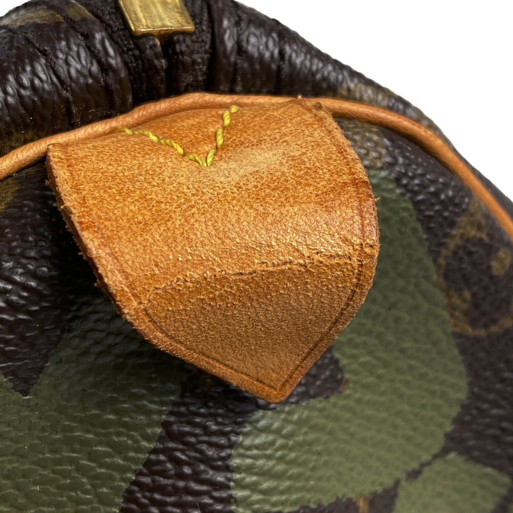 ルイ・ヴィトン キーポル 50 ハンドバッグ 旅行 ボストンバッグ モノグラムグラフィティ ブラウン カーキ M92196 レディース 【中古】brbag