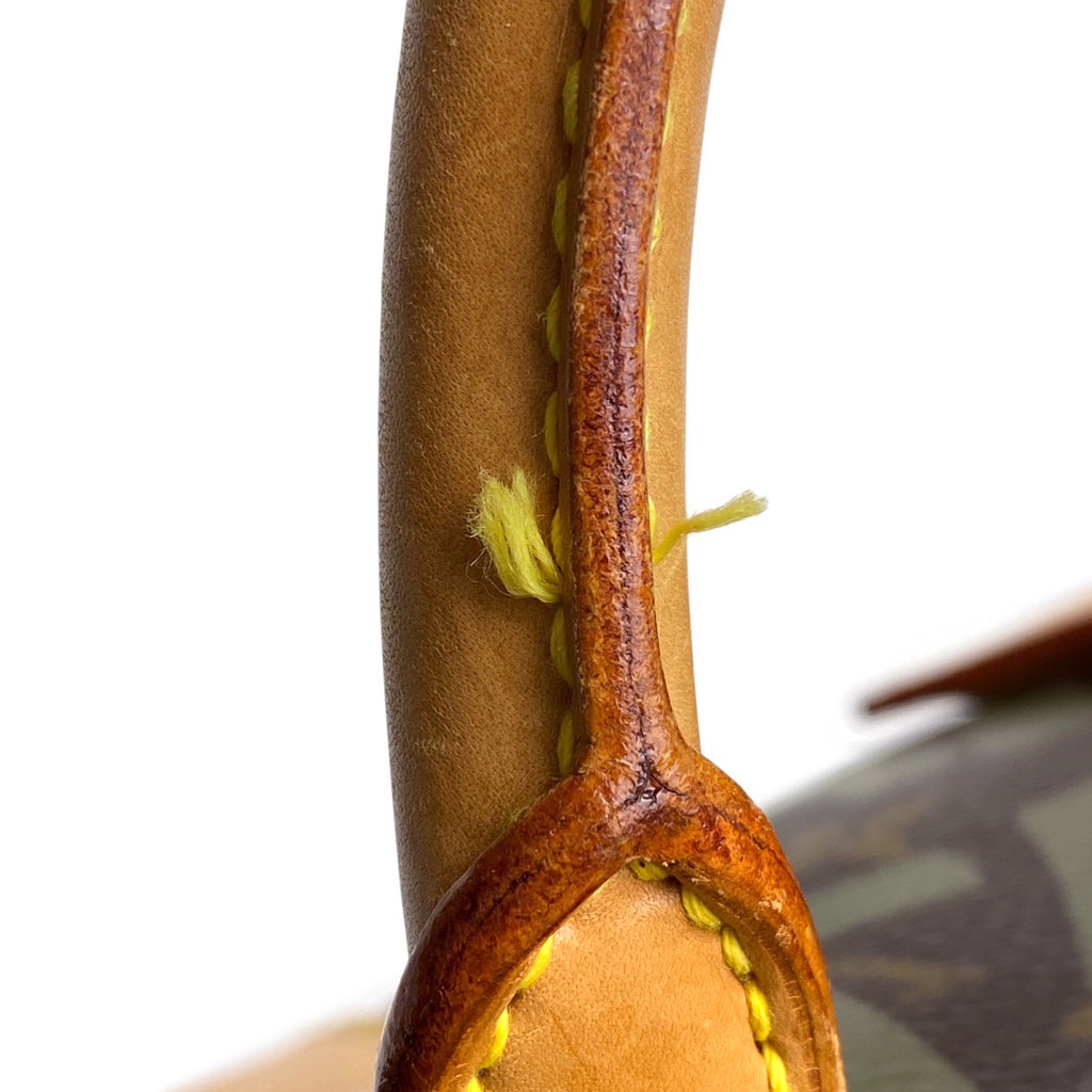 ルイ・ヴィトン キーポル 50 ハンドバッグ 旅行 ボストンバッグ モノグラムグラフィティ ブラウン カーキ M92196 レディース 【中古】brbag