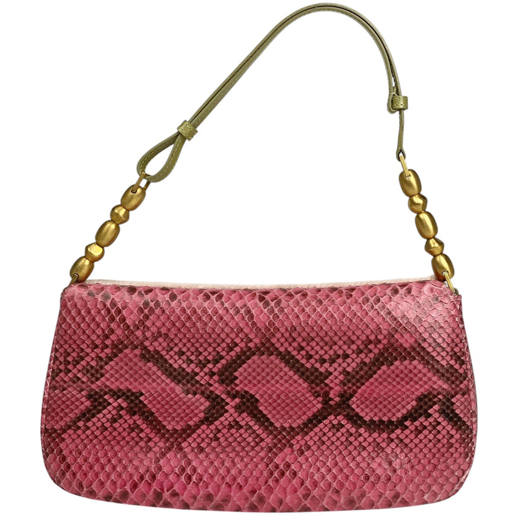 クリスチャンディオール マリスパール ショルダーバッグ ロゴ ワンショルダー ショルダーバッグ ハラコ ピンク レディース 【中古】brbag