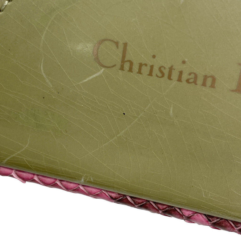 クリスチャンディオール マリスパール ショルダーバッグ ロゴ ワンショルダー ショルダーバッグ ハラコ ピンク レディース 【中古】brbag