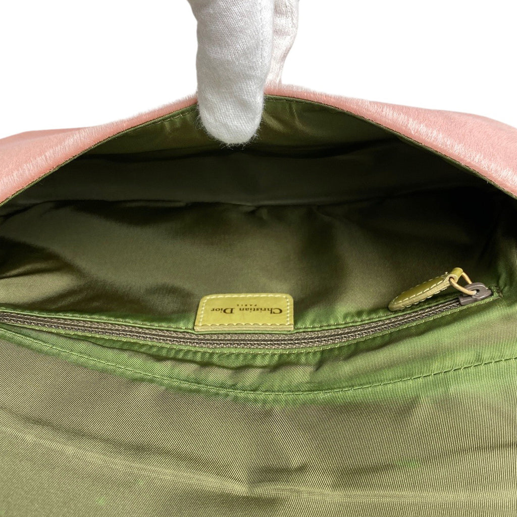 クリスチャンディオール マリスパール ショルダーバッグ ロゴ ワンショルダー ショルダーバッグ ハラコ ピンク レディース 【中古】brbag