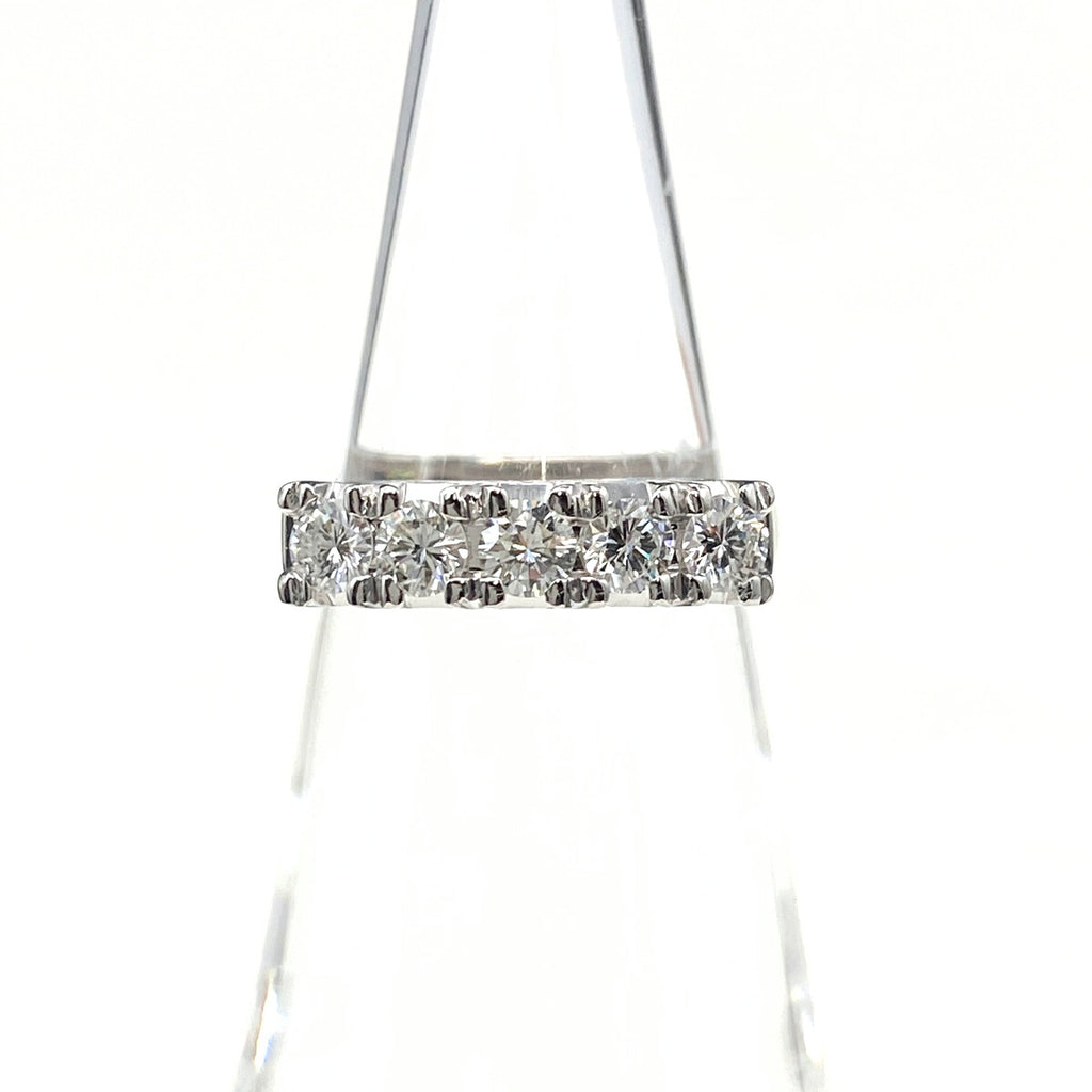 メレダイヤ デザインリング プラチナ 指輪 リング 9号 Pt850 ダイヤモンド レディース 【中古】nbjwl