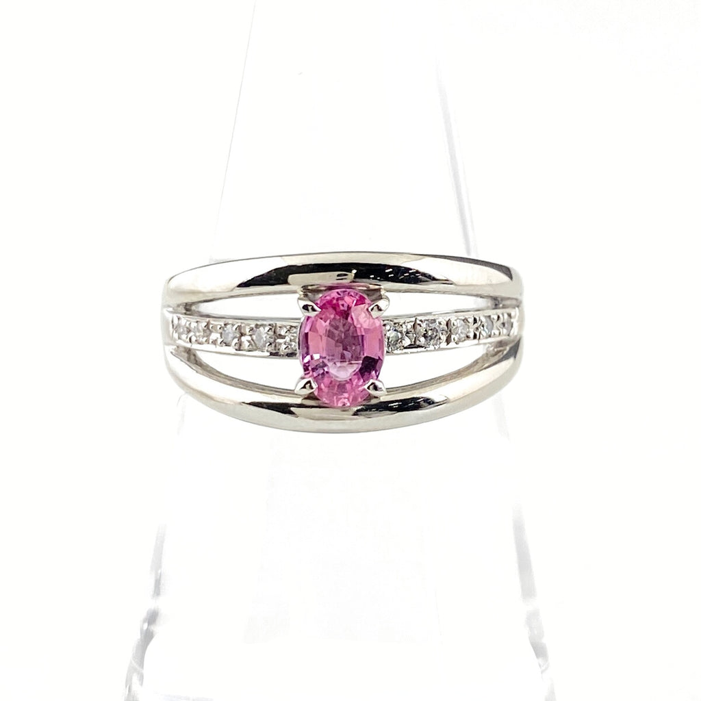 Pt900 ピンクサファイア リング プラチナ 13号 Pt900 0.512ct レディース 中古 nbjwl