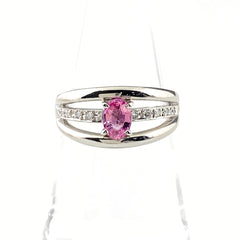 Pt900 ピンクサファイア リング プラチナ 13号 Pt900 0.512ct レディース 中古 nbjwl