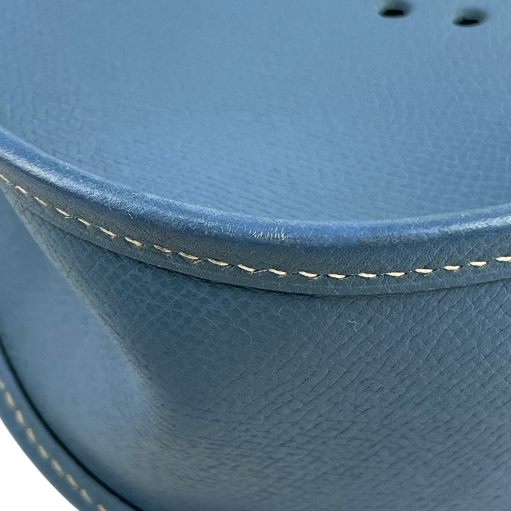 エルメス エヴリン 2 PM パンチング Hロゴ ショルダーバッグ ヴォーエプソン ブルージーン □I レディース 【中古】brbag