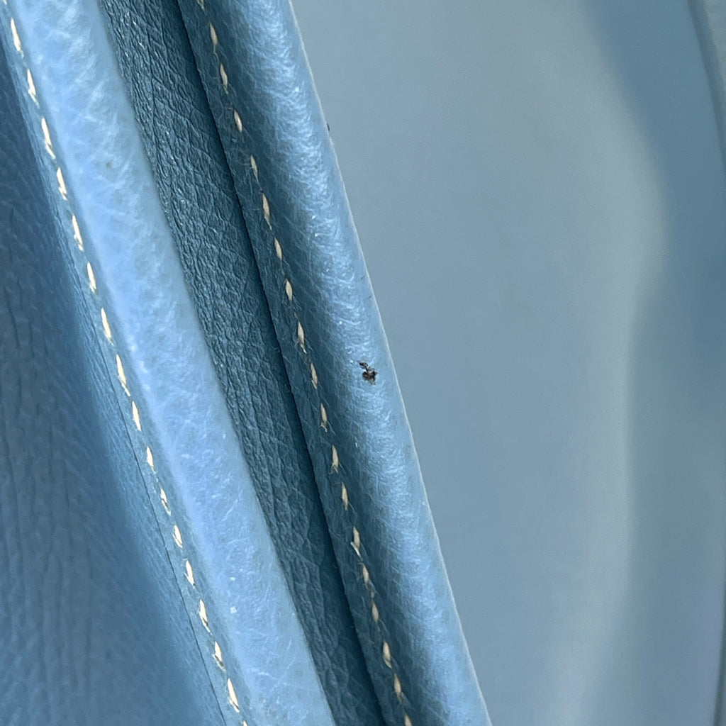 エルメス エヴリン 2 PM パンチング Hロゴ ショルダーバッグ ヴォーエプソン ブルージーン □I レディース 【中古】brbag