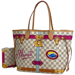 ルイ・ヴィトン ネヴァーフル MM サマートランク ハワイ トートバッグ ダミエアズール ホワイト N41734 レディース 【中古】brbag