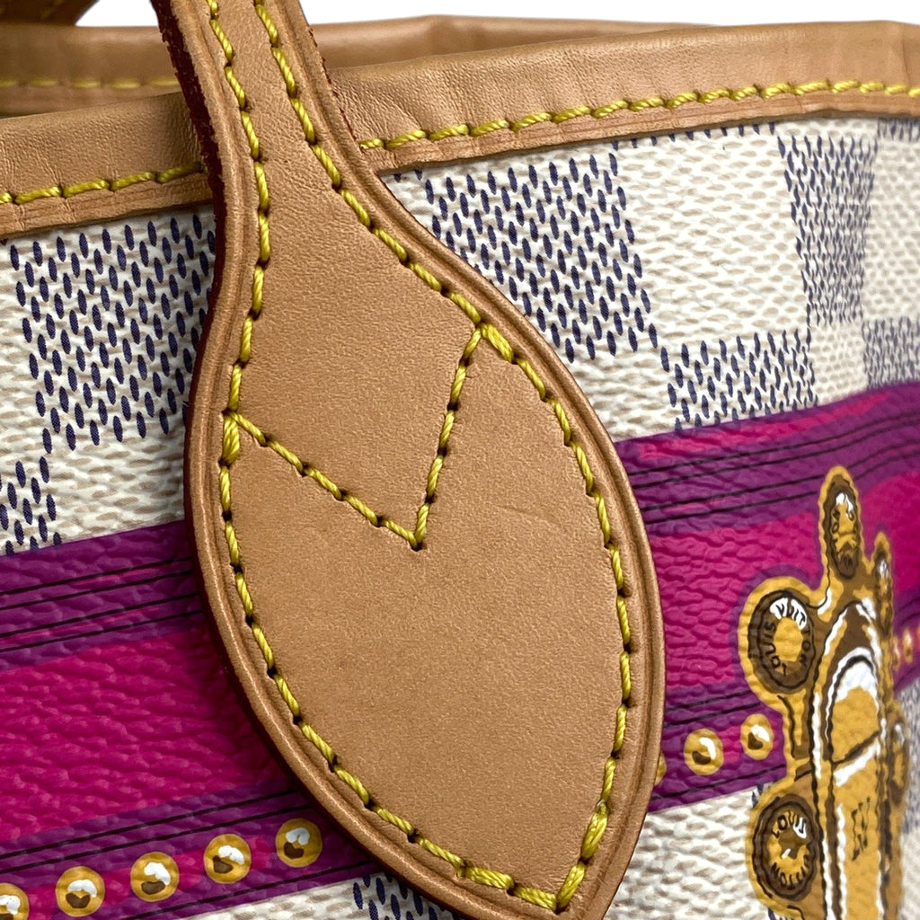 ルイ・ヴィトン ネヴァーフル MM サマートランク ハワイ トートバッグ ダミエアズール ホワイト N41734 レディース 【中古】brbag