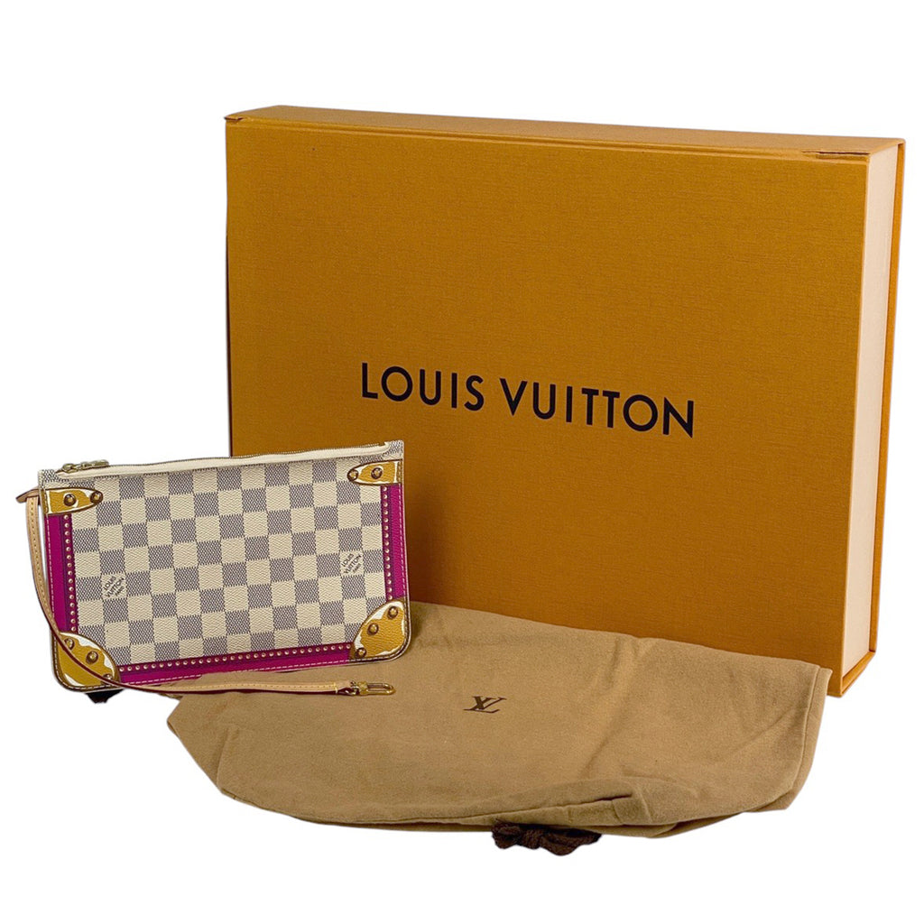 ルイ・ヴィトン ネヴァーフル MM サマートランク ハワイ トートバッグ ダミエアズール ホワイト N41734 レディース 【中古】brbag