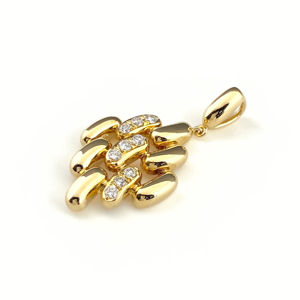 ポーラ メレダイヤ ペンダントトップ YG イエローゴールド ペンダントトップ 750 ダイヤモンド レディース 【中古】brjwl