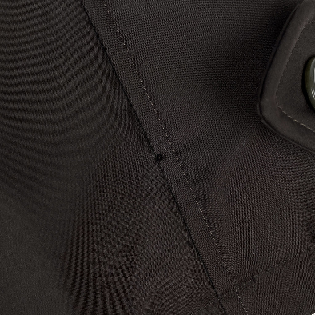 バーバリーブラックレーベル ステンカラーコート 裏チェック アウター ステンカラーコート ポリエステル ブラウン メンズ 【中古】brapp