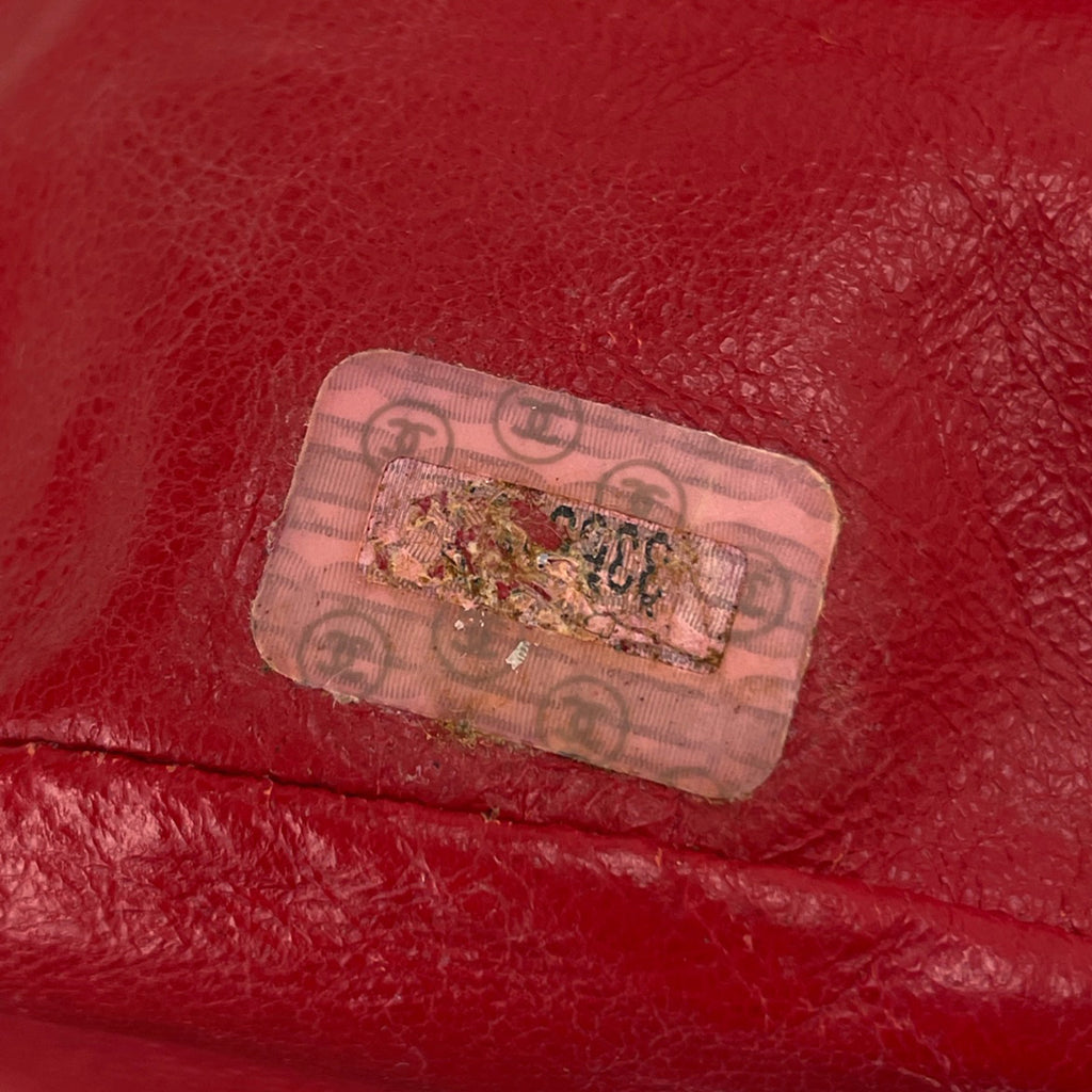 シャネル ココマーク チェーン リュックサック マトラッセ バックパック デイパック リュック レザー レッド レディース 【中古】brbag