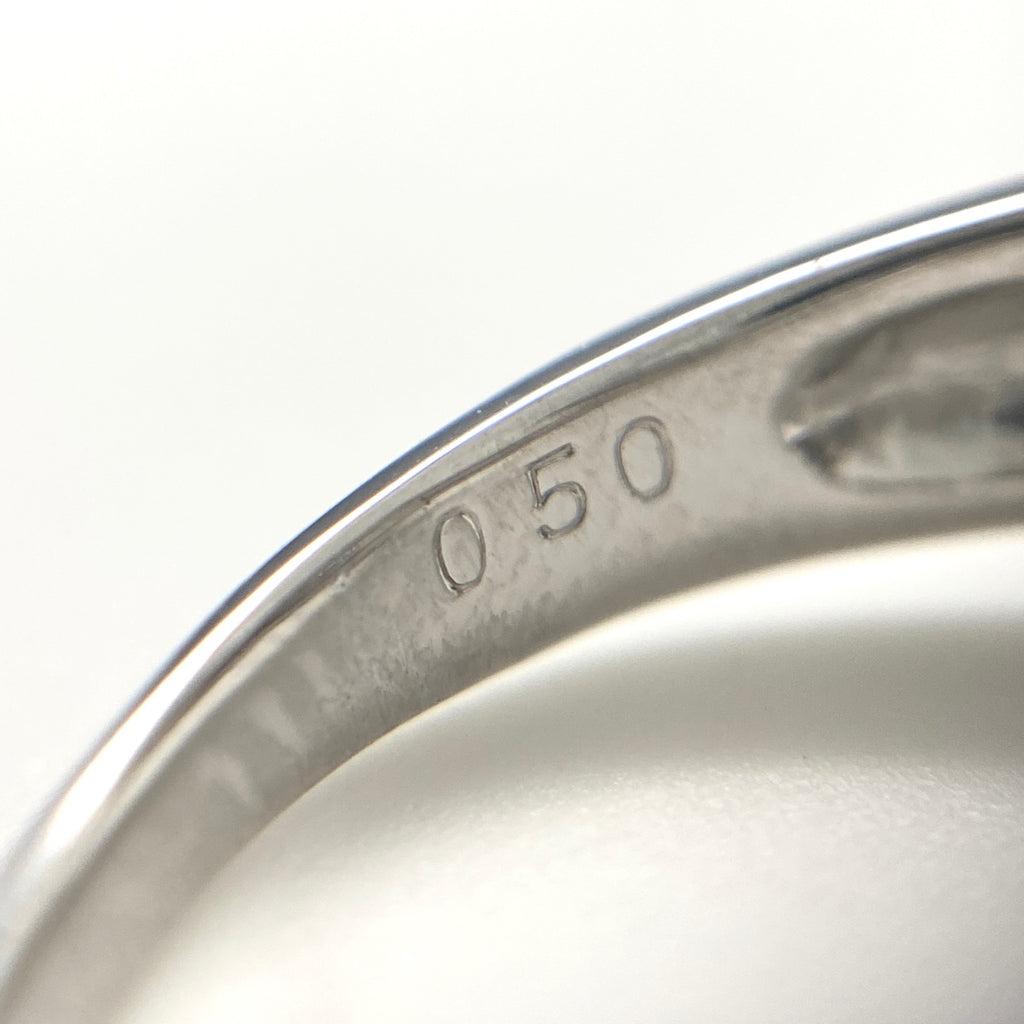 メレダイヤ デザインリング プラチナ 指輪 リング 10号 Pt900 ダイヤモンド レディース 【中古】nbjwl