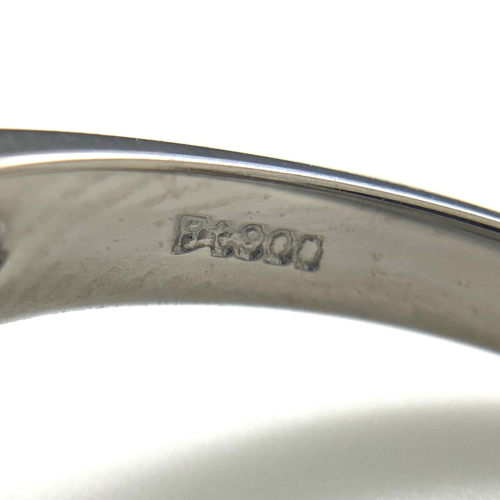 メレダイヤ デザインリング プラチナ 指輪 リング 10.5号 Pt900 ダイヤモンド レディース 【中古】nbjwl