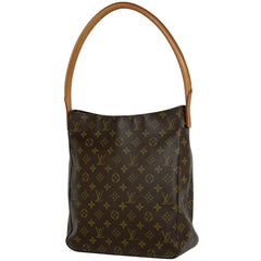 ルイ・ヴィトン ルーピング GM 肩掛け ワンショルダー ショルダーバッグ モノグラム ブラウン M51145 レディース 【中古】brbag