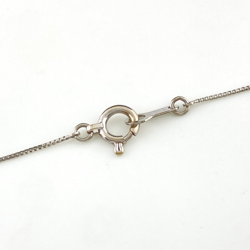 メレダイヤ デザインネックレス プラチナ WG ホワイトゴールド ペンダント ダイヤモンド ネックレス Pt900 K18 WG レディース 【中古】nbjwl