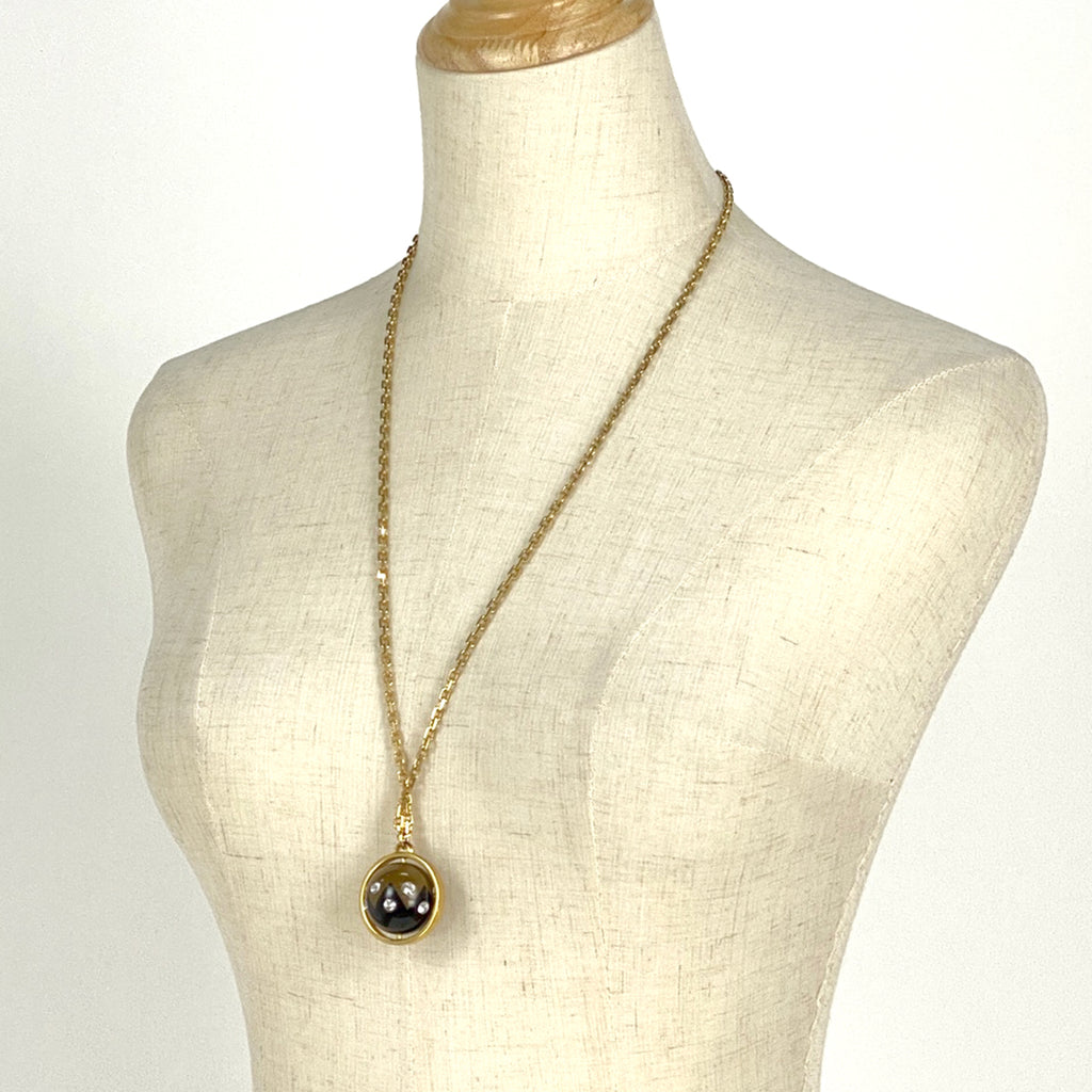 ルイ・ヴィトン パンダンティフ マグネティック ロング ネックレス GP プラスチック ゴールド レディース 【中古】bracc