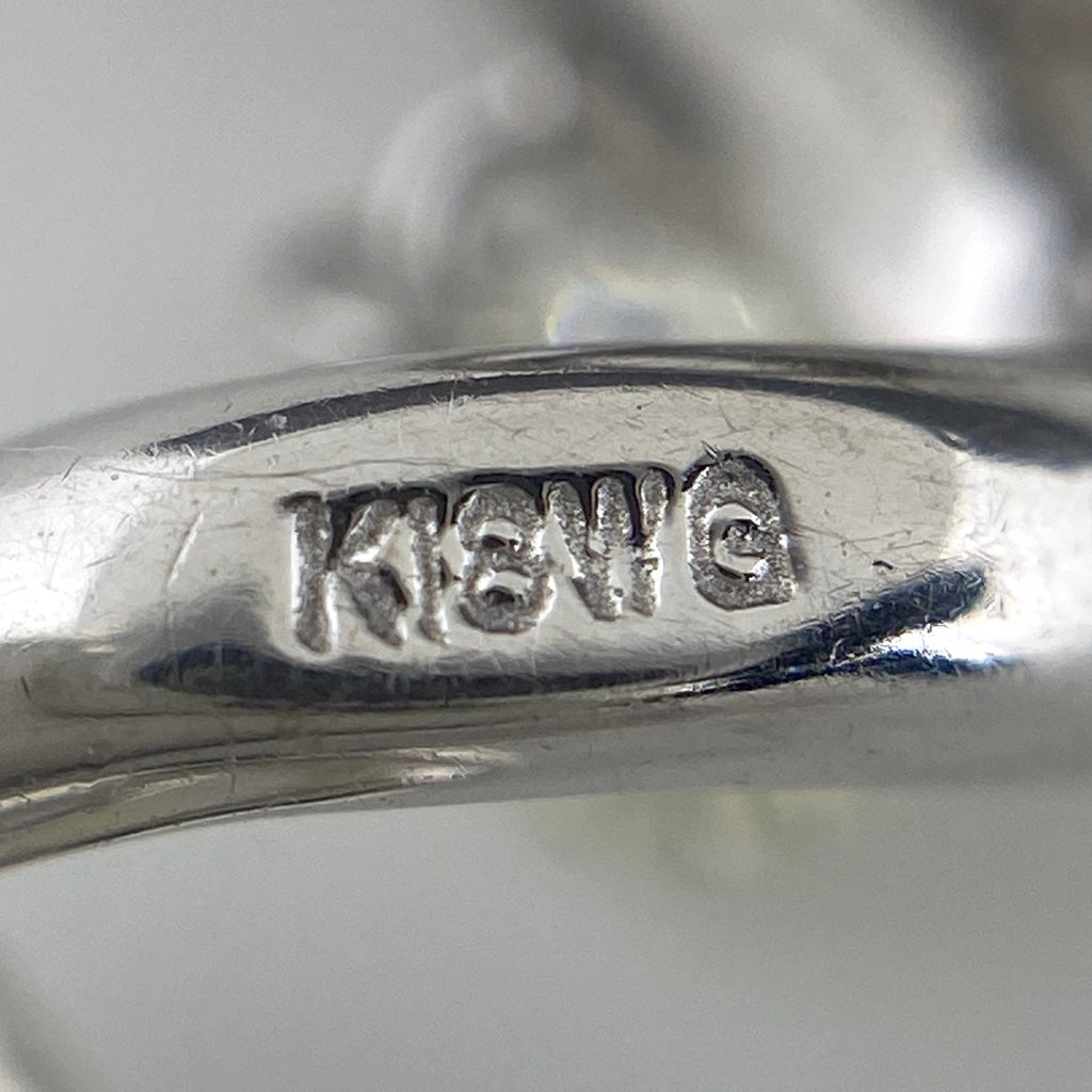 メレダイヤ デザインネックレス WG ホワイトゴールド ペンダント ネックレス K18 WG ダイヤモンド レディース 【中古】nbjwl