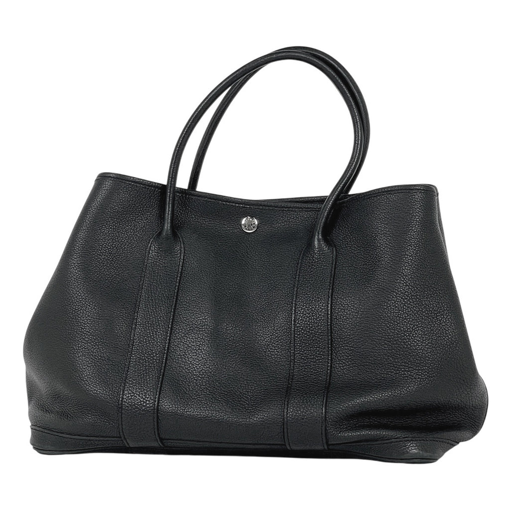 エルメス ガーデンパーティ PM ハンドバッグ トートバッグ ネゴンダ ブラック □O レディース 【中古】brbag