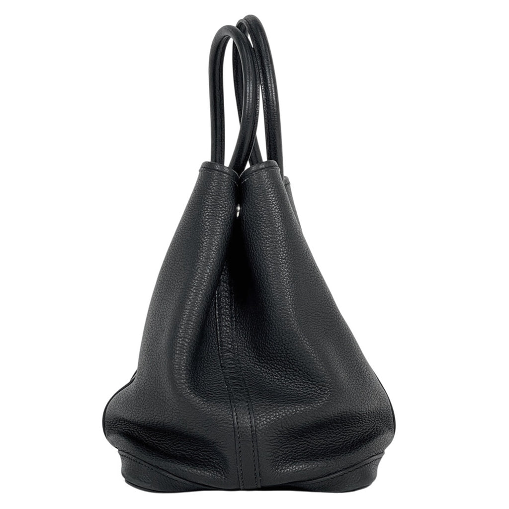 エルメス ガーデンパーティ PM ハンドバッグ トートバッグ ネゴンダ ブラック □O レディース 【中古】brbag