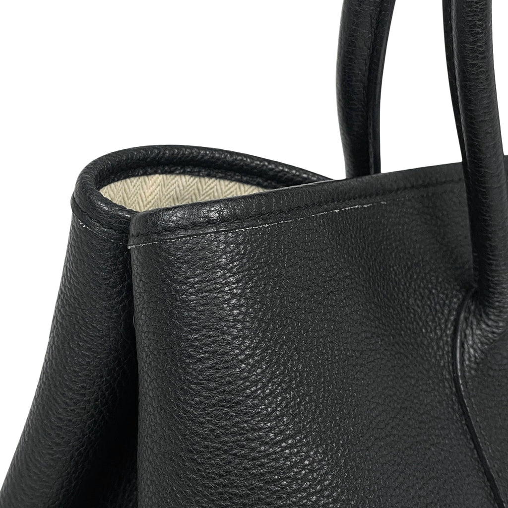 エルメス ガーデンパーティ PM ハンドバッグ トートバッグ ネゴンダ ブラック □O レディース 【中古】brbag